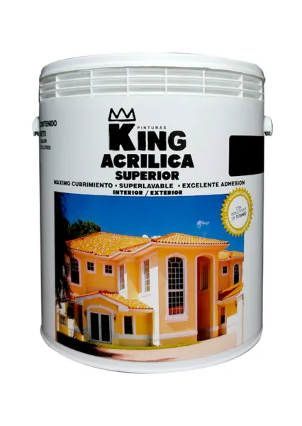 King Acrylic Semi-Gloss Paint – White, 80-Gallon Drum 1