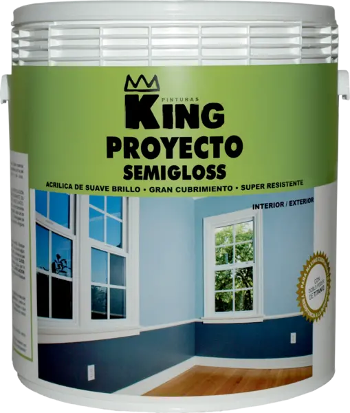 King Professional Semi-Gloss Paint – White, 80-Gallon Drum 1
