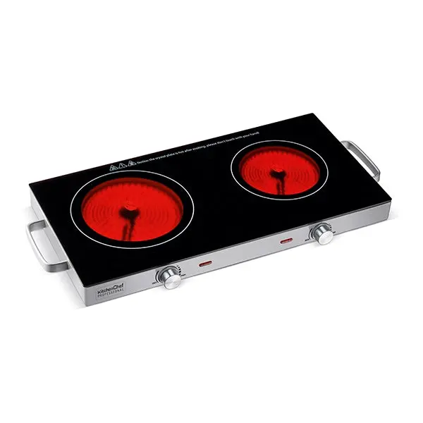 Kitchen Chef Professional Dual-Zone Ceramic Hob – 64 X 30 Cm – 1800 W + 1000 W 1