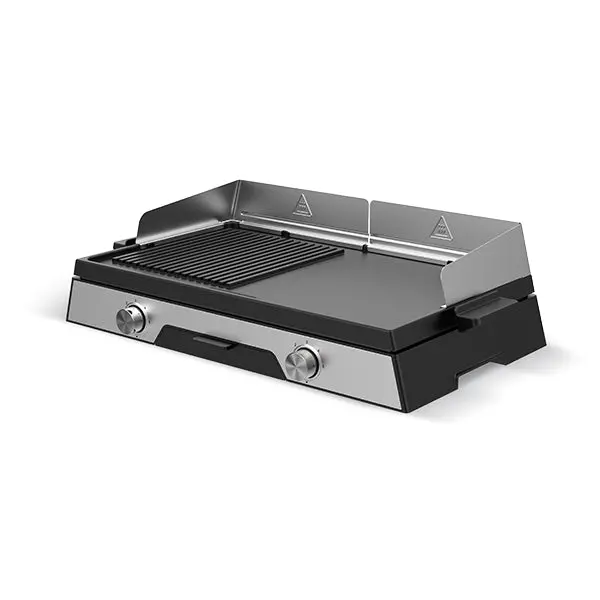 Kitchen Chef Professional Electric Griddle – 2200W Dual-Zone Plancha Grill 1