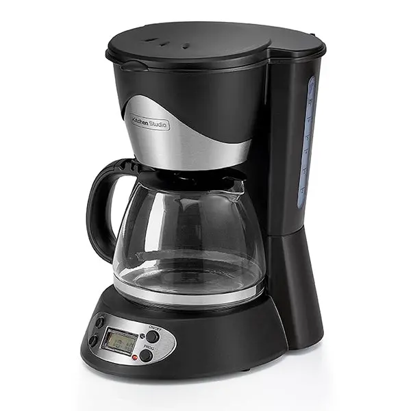 Kitchen Chef Professional Programmable Coffee Maker – 0.7 L, 550W Auto-Brew Timer 1