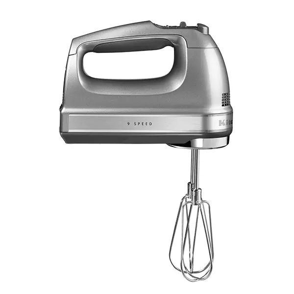 Kitchenaid 5Khm9212Ecu Hand Mixer – 9-Speed, 85W, Brushed Silver Finish 1