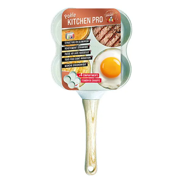 Kitchenpro Pancake Griddle – 4-Section Non-Stick Electric Pan For Uniform Cooking 1