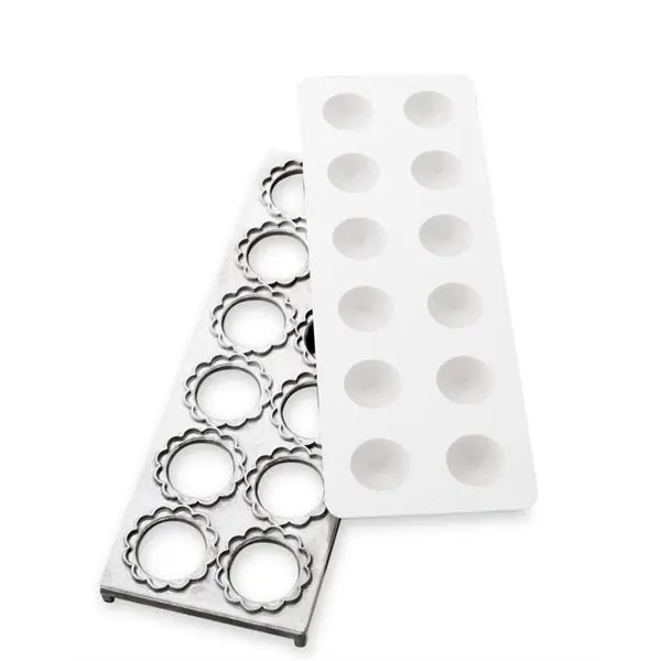 La Bonne Graine 12-Cavity Round Ravioli Mold 1