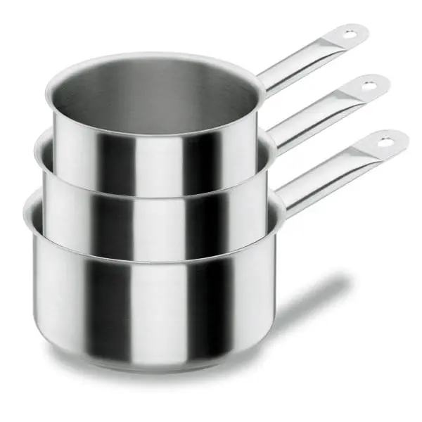 Lacor Chef Classic Saucepan Set – 3-Piece (16 Cm, 18 Cm, 20 Cm) 1