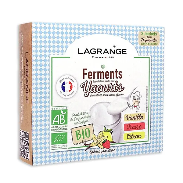 Lagrange Flavored Ferments Set – Vanilla, Strawberry & Lemon Cultures 1