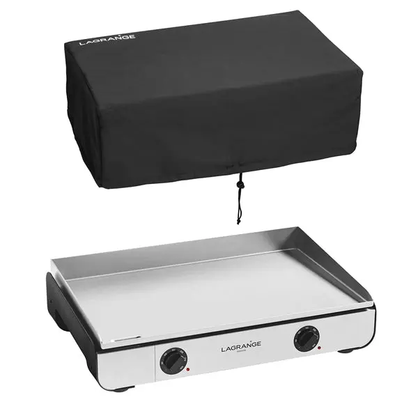 Lagrange Pro 65 Electric Griddle Set – Black With Stainless Steel Spatula & Protective Cover 1