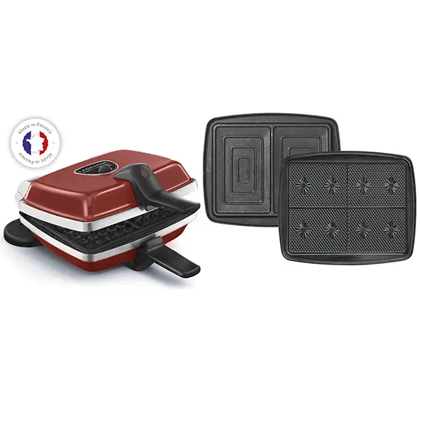 Lagrange Super 2 Electric Waffle Maker – Triple-Plate, Non-Stick, 1000 W 1