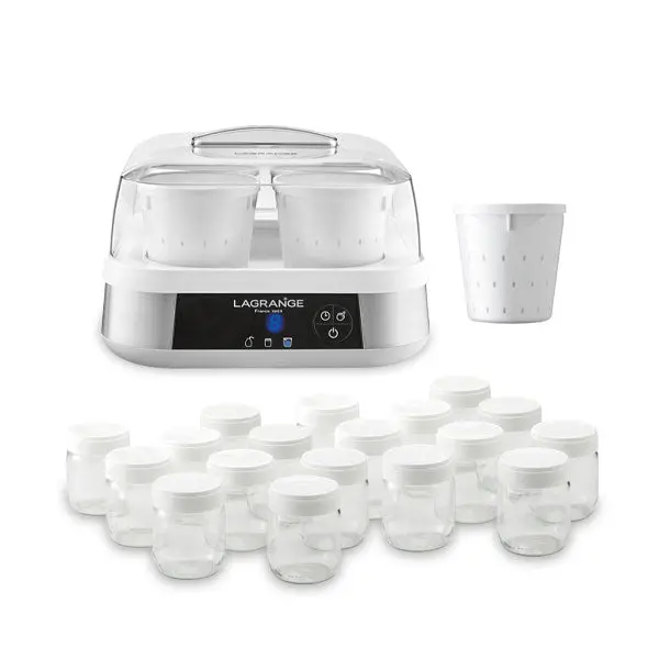 Lagrange Yogurt Maker Model 459601 + 9 Extra Reusable Jars 1