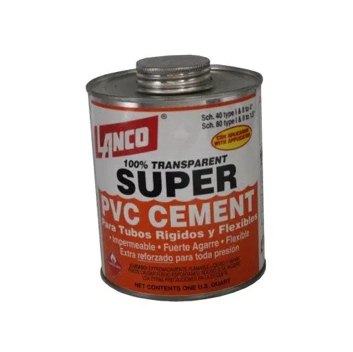 Lanco Pvc Cement – 32 Oz Industrial Strength Solvent Weld 1