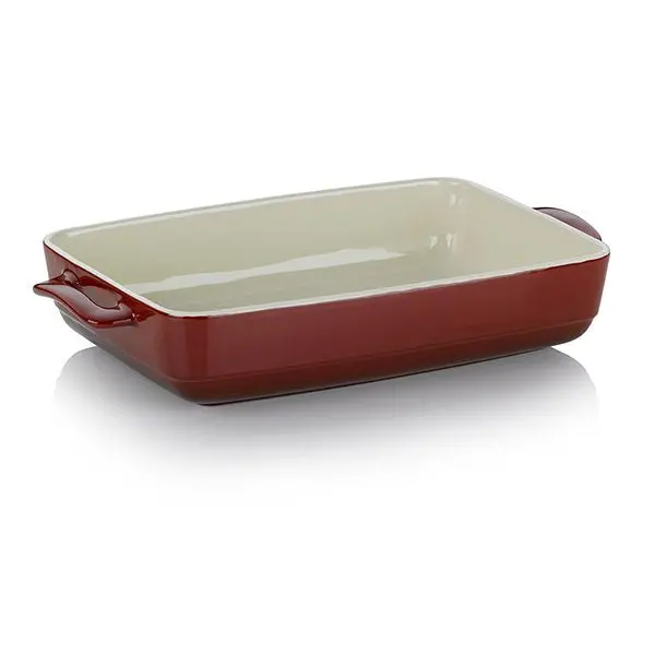 Large Red Ceramic Oven Dish – 37.5 Cm, Kela 1