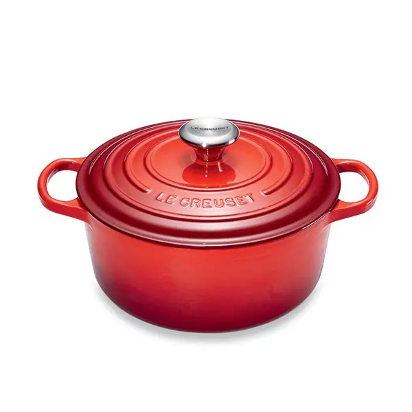 Le Creuset Cherry-Colored Cast Iron Dutch Oven (26 Cm) 1