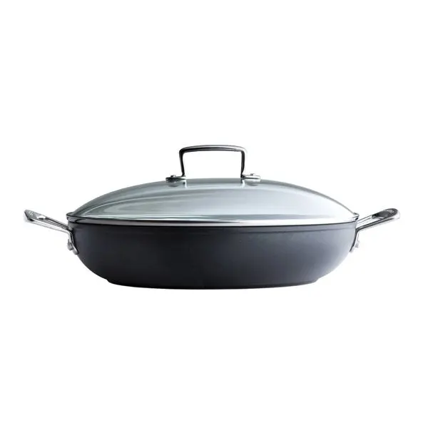 Le Creuset Forged Cast Iron 30 Cm Provence Skillet With Lid 1