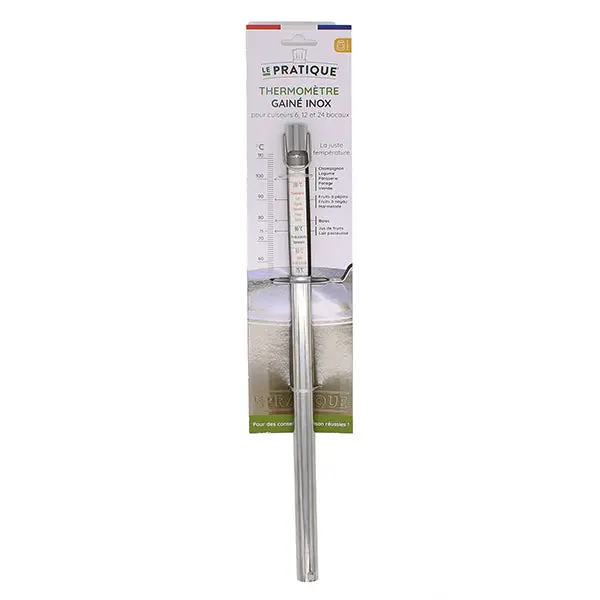 Le Pratique Stainless Steel Sheathed Thermometer – Oven-Safe Probe For Cookers & Sous-Vide 1