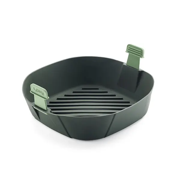 Lékué Extra-Large Square Silicone Air Fryer Basket – Xl Capacity 1