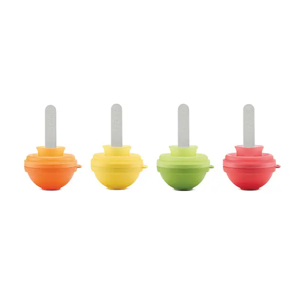 Lékué Ice Pop Mold Set – 4-Cavity Silicone Freezer Tray 1