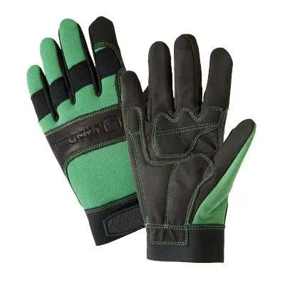 Lined Hi-Dexterity Green Work Glove For General Farm And Yard Tasks 1
