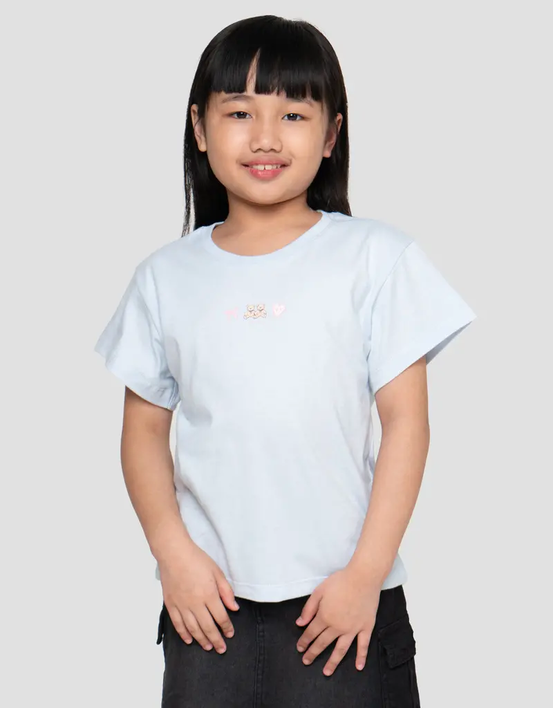 Little M Bear Print Sport T-Shirt #3 For Girls 1