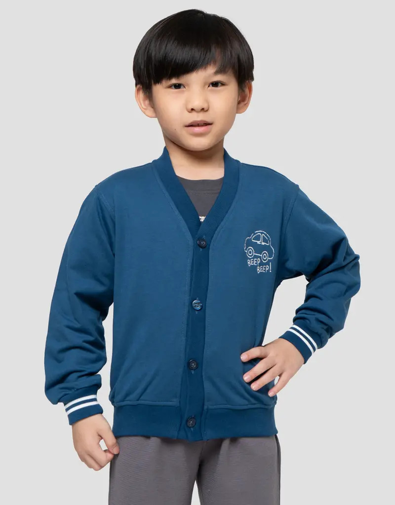 Little M Boys' Beep Beep Sound Effect Jacket 1