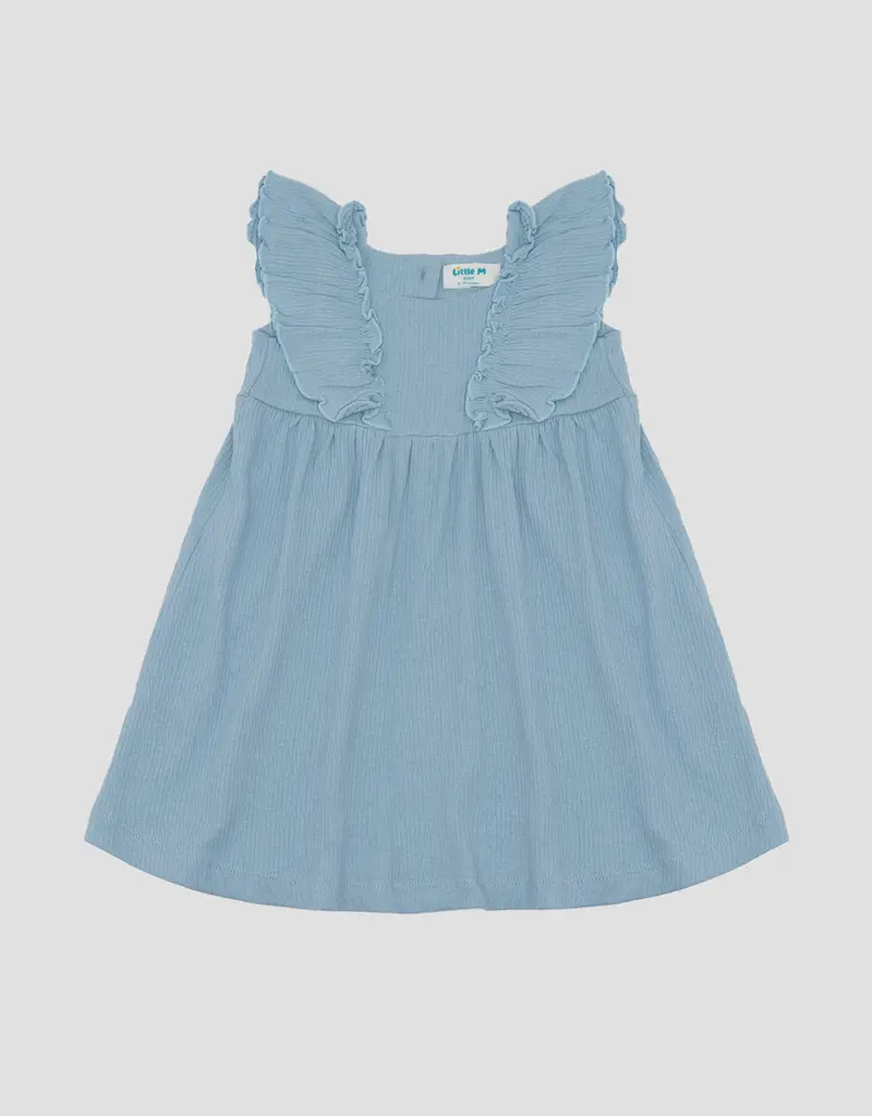 Little M Crinkle-Lined Baby Dress For Infants 1