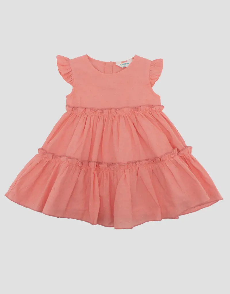 Little M Textured Woven Midi Dress For Babies 1