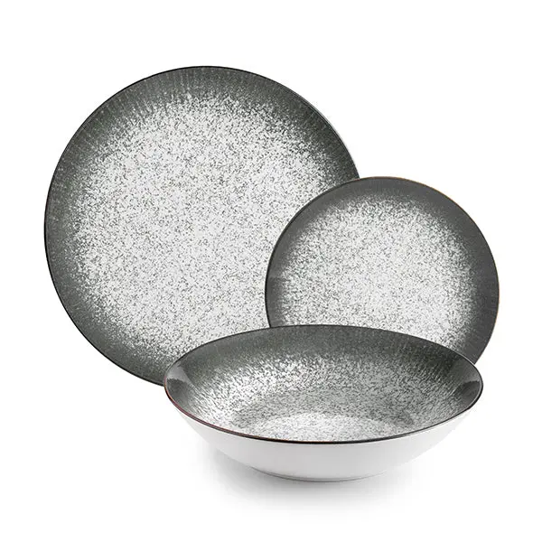 Loira 12-Piece Porcelain Dinner Set For 4 – Elegant Everyday Table Service By Ibili 1