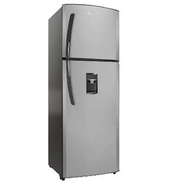 Mabe 14-Cubic-Foot Stainless Steel Refrigerator With Ice & Water Dispenser, Model Rmp-400Flnu 1