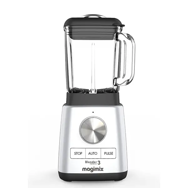 Magimix Power 3 Blender – 1.2L, 1000W, Matte Chrome Finish (Model 11641) 1