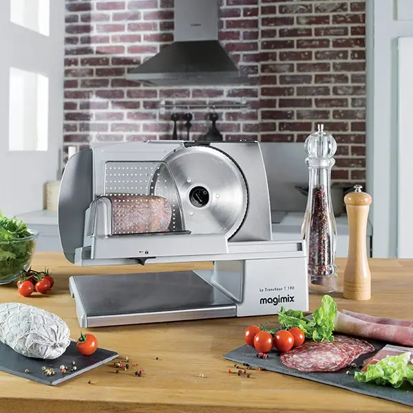 Magimix T190 Electric Slicer – 150 W, Compact Home Deli Cutter (Model 11651) 1