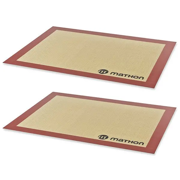 Mathon Premium Silicone Baking Mat Pair – Commercial-Grade Non-Stick Mats 1