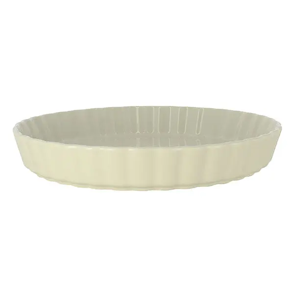 Menastyl Beige Stoneware Octave Tart Dish – 29 Cm Diameter 1