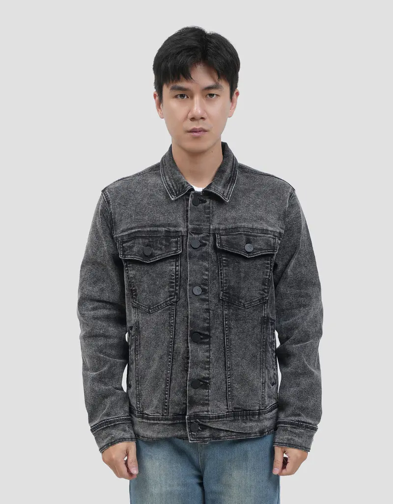 Men'S Classic Trucker-Style Denim Jacket – Nevada Heritage Fit 9