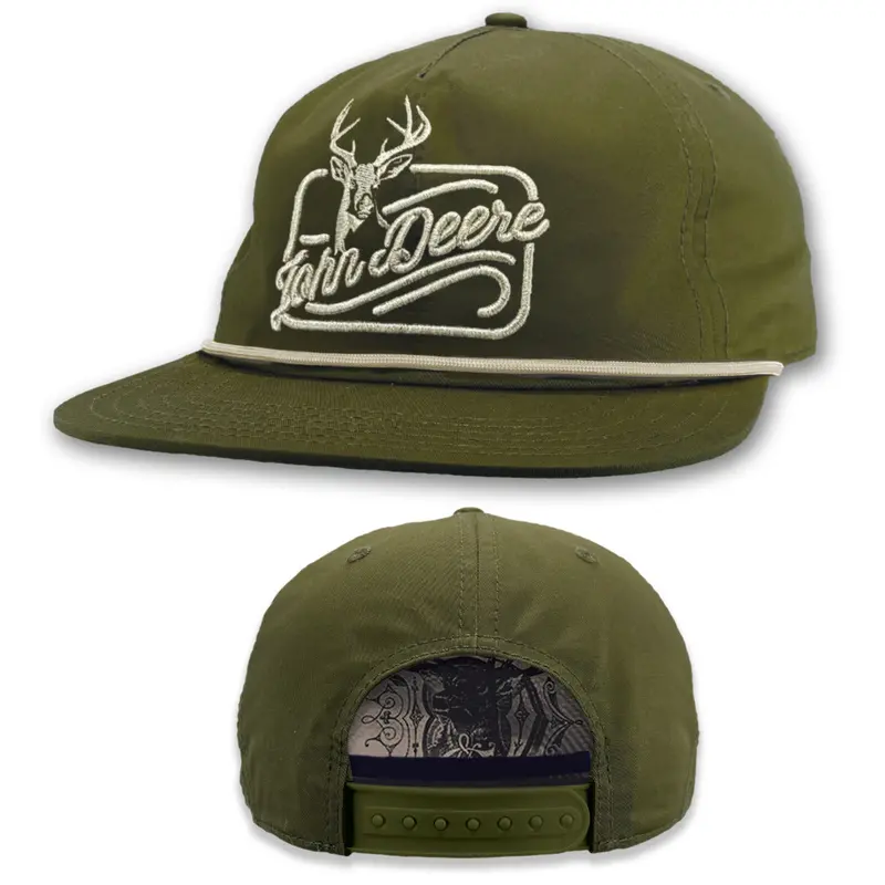 Men’S John Deere Deer Head Script Embroidered Cap 1