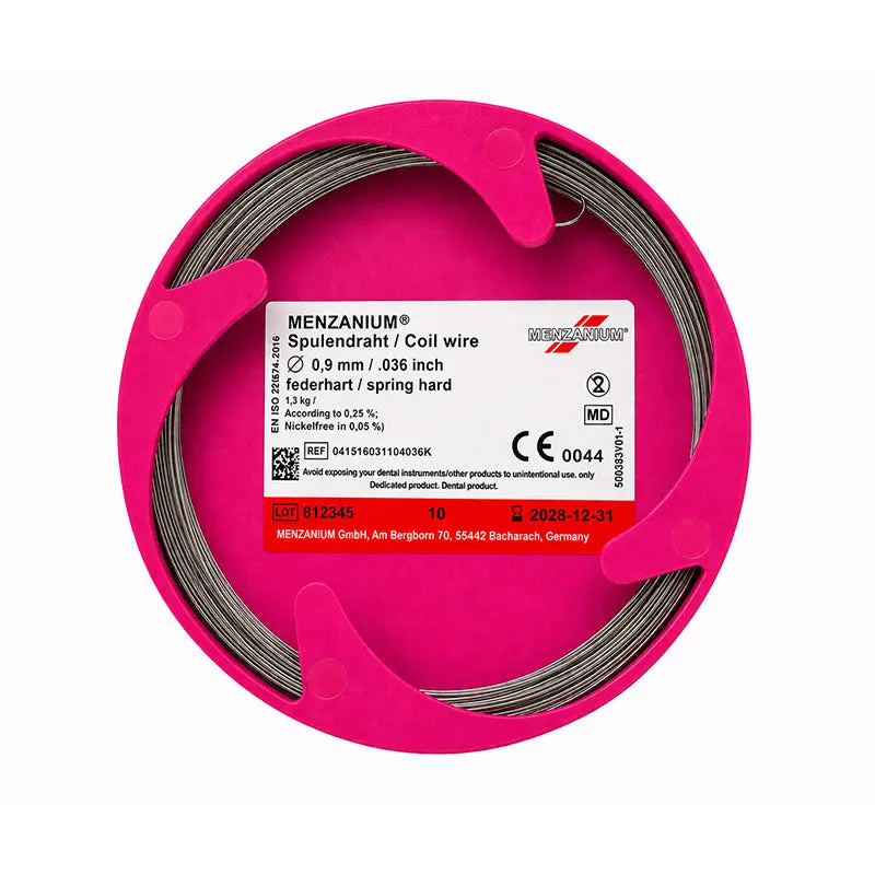 Menzanium Scheu Dental Elastic Hard Round Wire For Orthodontic Use 1
