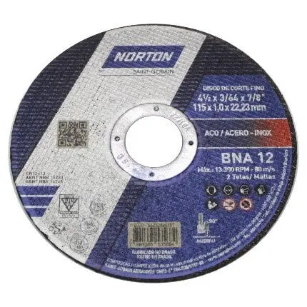 Metal-Cutting Norton Grinding Disc – 115 Mm × 1.0 Mm (4.5 Inch) 1