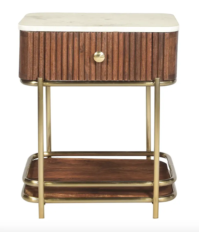 Metz Retro Nightstand With Vintage Detailing – Matthew Izzo 1