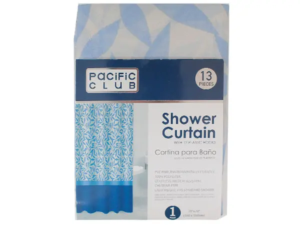 Modern Geometric Shower Curtain – 180X180Cm Polyester Design 1