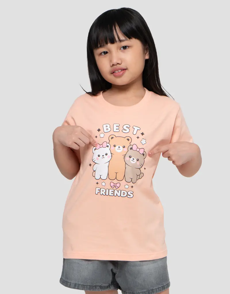 Mxm Little M 'Best Friends' Graphic Tee For Girls 1