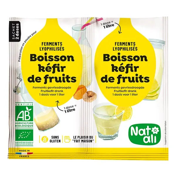 Nat-Ali Fruit Kefir Powder Mix 1