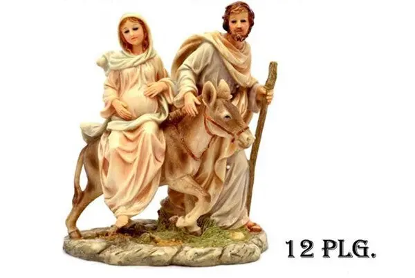 Nativity Scene Figurine – Holy Family Escape Theme – 20 Cm Tall – 831-2773-10367L 1