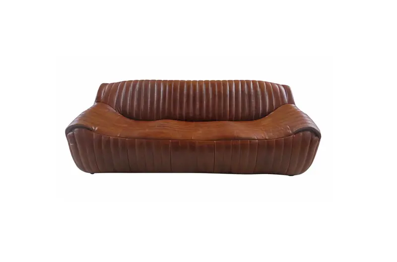 Nautique Leather Sofa – Deep-Seated Coastal-Inspired Sectional 1