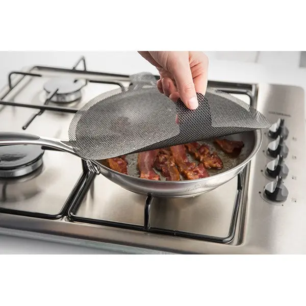 Nostik 32Cm Splash-Proof Lid – Universal Silicone-Covered Cooking Cover 1