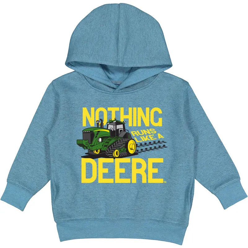"Nothing Runs Like A Deere" Pullover Hoodie For Toddler Boys – John Deere 1