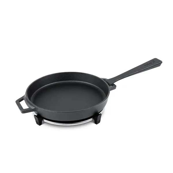 Ooni Cast Iron Skillet – 25 Cm Round Grill Pan For Outdoor & Indoor Use 1