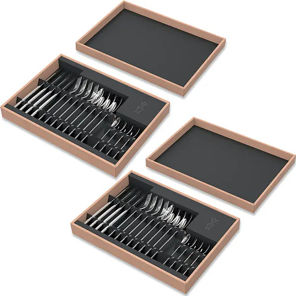 Opinel Perpétue Stainless Steel Kitchen Tongs Set (2 X 16-Piece) 1