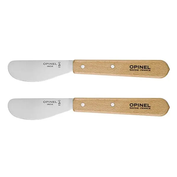 Opinel Stainless Steel Tart Spreaders (Pack Of 2, 6 Cm, Model No. 117) 1