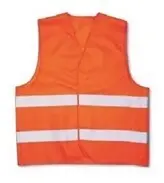 Orange High-Visibility Reflective Safety Vest (Ve04312/A004) 1
