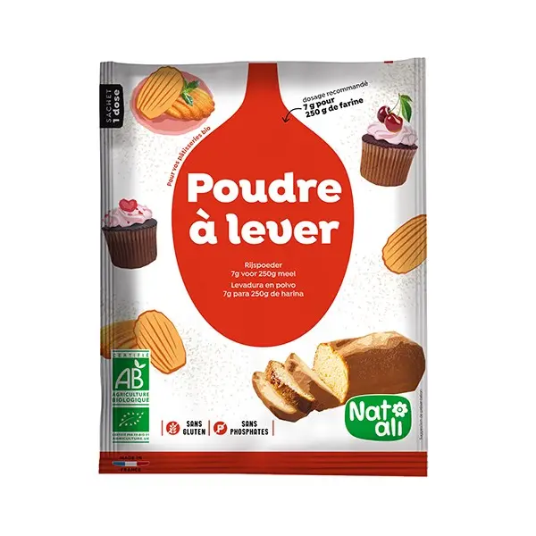 Organic Baking Powder – 50 G By Nat-Ali 1