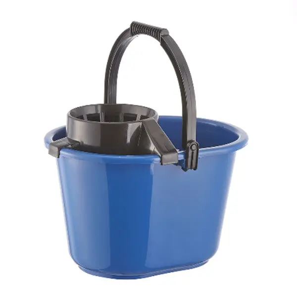 Oval Shaped Drain Bucket – 12-Liter Capacity With Built-In Strainer 1
