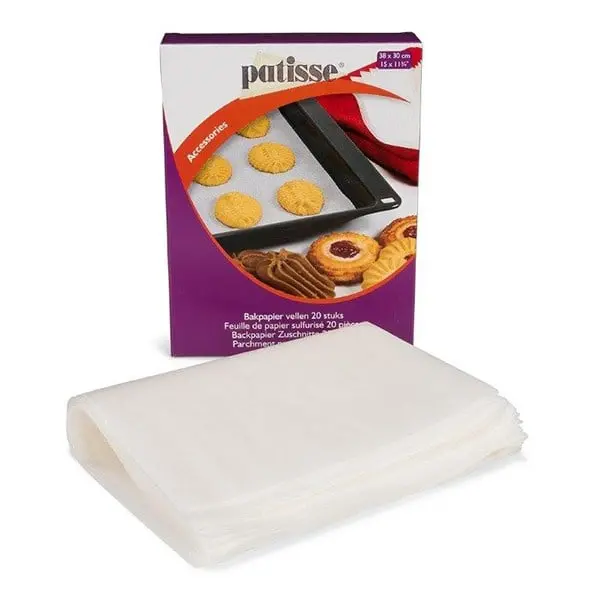 Pack Of 20 Parchment Paper Sheets – 38 Cm By Patisse 1